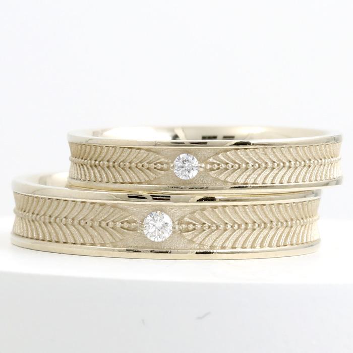 14K 18K 커플링 [연리지Ver-6]<br>안쪽메움 / 매장진열 / 360º밴드링